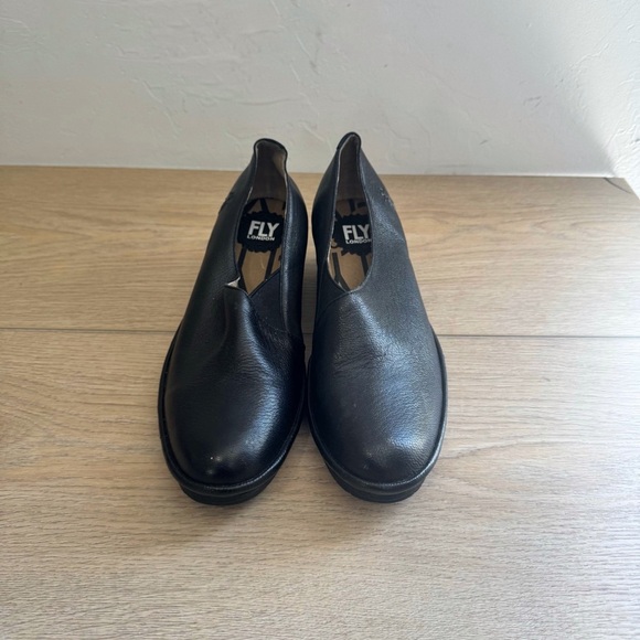 Womens Fly London Peso Silde on Wedges-size 38 US 8 - Picture 2 of 5